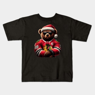 Chicago Blackhawks Christmas Kids T-Shirt